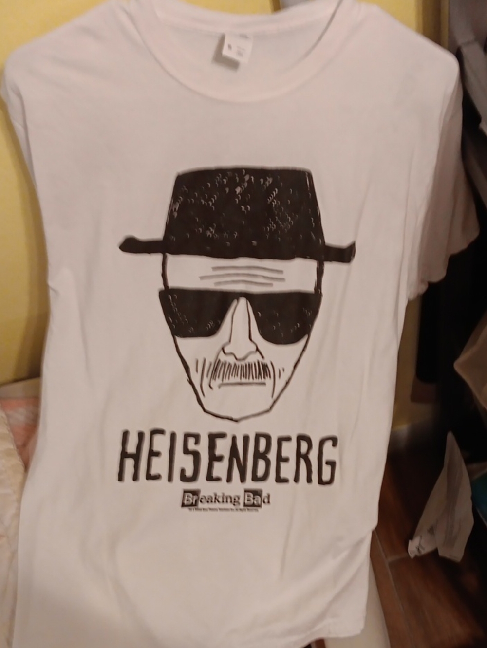 White Heisenberg Graphic Short Sleeve Tee
